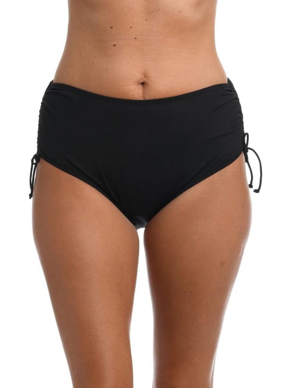 High Waist Side Tie Hipster Bikini Bottom | Trendy Swimwear for Summer Fun